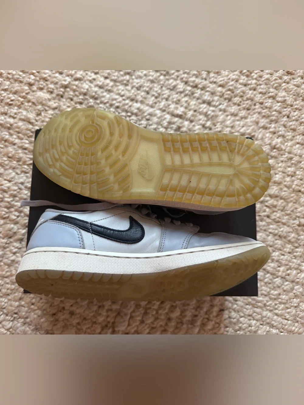 Jordan 1 Low Golf Sneakers - Wolf Grey - 009315002